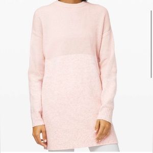 Lululemon Restful Intention Sweater Pink Bliss Size Small